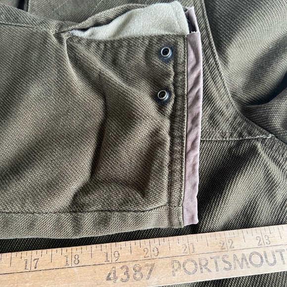 Columbia VTG River Lodge Men XL Heavy Canvas Lined Hunting Jacket Leather Collar - Picture 9 of 16